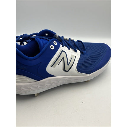 New Balance L3000TB6 Fresh Foam X 3000 V6 Metal Baseball Cleats Blue White US 15 - Long Island Liquidation