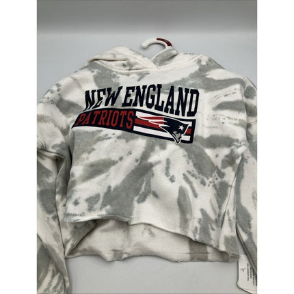 New England Patriots: Hoodie, Size Girls XS, Color (Tie - Dye) Gray, NWT - Long Island Liquidation