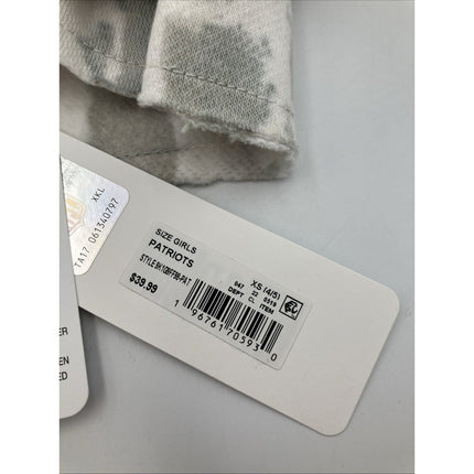 New England Patriots: Hoodie, Size Girls XS, Color (Tie - Dye) Gray, NWT - Long Island Liquidation