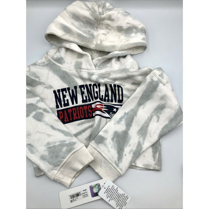New England Patriots: Hoodie, Size Girls XS, Color (Tie - Dye) Gray, NWT - Long Island Liquidation