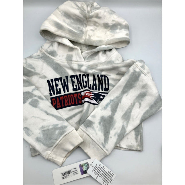 New England Patriots: Hoodie, Size Girls XS, Color (Tie - Dye) Gray, NWT - Long Island Liquidation