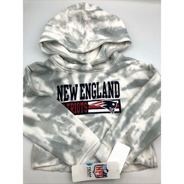 New England Patriots: Hoodie, Size Girls XS, Color (Tie - Dye) Gray, NWT - Long Island Liquidation