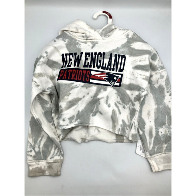 New England Patriots: Hoodie, Size Girls XS, Color (Tie - Dye) Gray, NWT - Long Island Liquidation