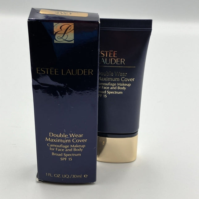 NEW ESTEE LAUDER Double Wear Maximum Cover SPF15 2W1 DAWN 1 fl oz/30 ml - Long Island Liquidation