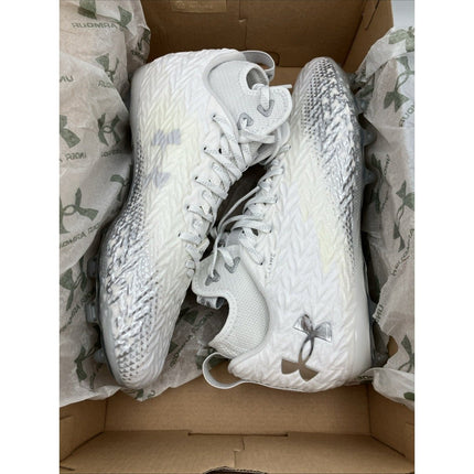 New Men’s White UA Spotlight Clone 3.0 MC Size 11.5 - Long Island Liquidation