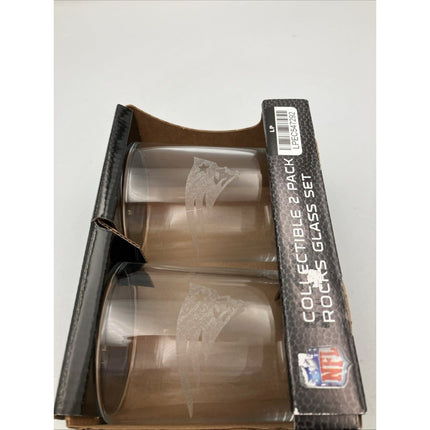 New NFL New England Patriots Laser Etched Rocks Glass Set - 2pc - Long Island Liquidation