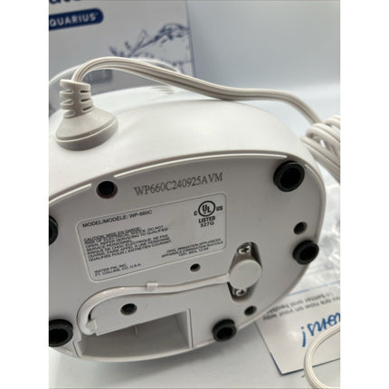 NEW Waterpik Aquarius Water Flosser WP - 660C - 7 Tips White for Teeth Cleaning - Long Island Liquidation