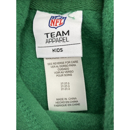 NFL 3T Toddler New York Jets Hooded Sweatshirt Sherpa Sleeve Hoodie - NEW - Long Island Liquidation