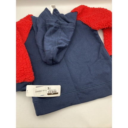 NFL 4T Toddler New England Patriots Hooded Sherpa Sleeve Hoodie - NEW - Long Island Liquidation