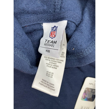 NFL 4T Toddler New England Patriots Hooded Sherpa Sleeve Hoodie - NEW - Long Island Liquidation