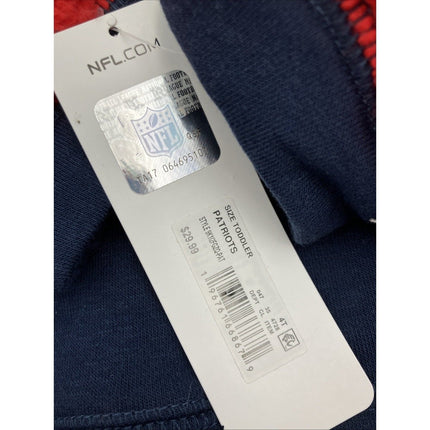 NFL 4T Toddler New England Patriots Hooded Sherpa Sleeve Hoodie - NEW - Long Island Liquidation