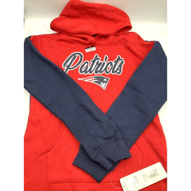NFL Apparel New England Patriots Hoodie Hooded Sweatshirt Youth Girls 10/12 NEW - Long Island Liquidation