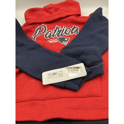 NFL Apparel NEW England Patriots Hoodie Hooded Sweatshirt Youth Girls M 7/8 NEW - Long Island Liquidation