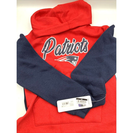 NFL Apparel NEW England Patriots Hoodie Hooded Sweatshirt Youth Girls M 7/8 NEW - Long Island Liquidation