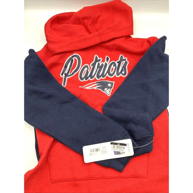 NFL Apparel NEW England Patriots Hoodie Hooded Sweatshirt Youth Girls M 7/8 NEW - Long Island Liquidation