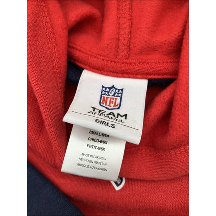 NFL Apparel NEW England Patriots Hoodie Hooded Sweatshirt - Youth Girls S 6 NEW - Long Island Liquidation