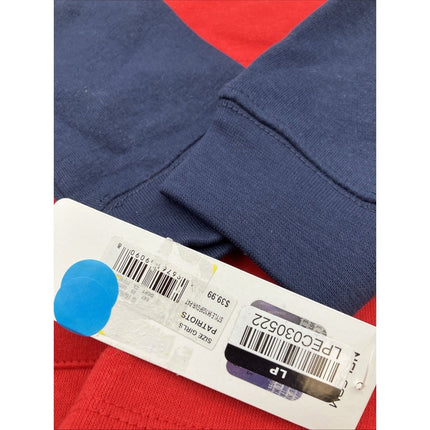 NFL Apparel NEW England Patriots Hoodie Hooded Sweatshirt - Youth Girls S 6 NEW - Long Island Liquidation