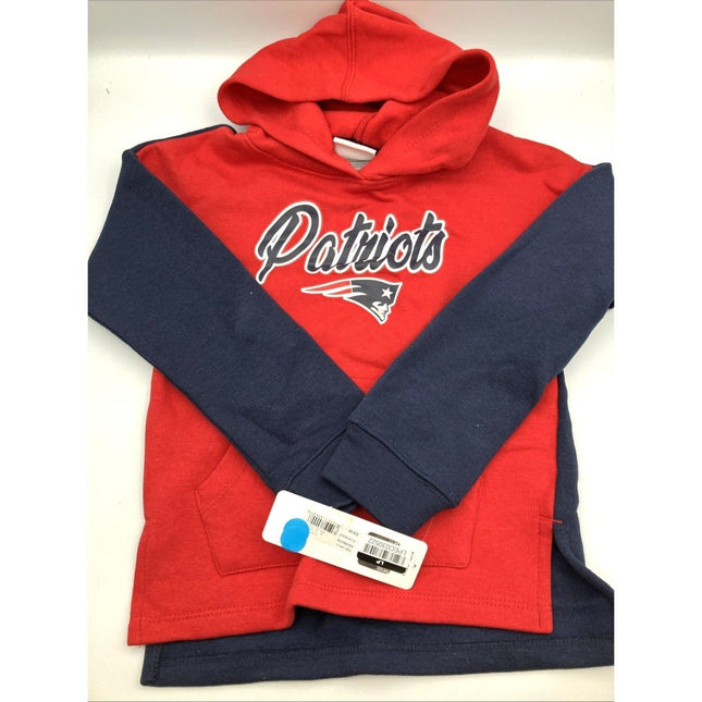 NFL Apparel NEW England Patriots Hoodie Hooded Sweatshirt - Youth Girls S 6 NEW - Long Island Liquidation