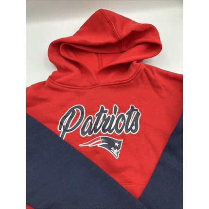 NFL Apparel NEW England Patriots Hoodie Hooded Sweatshirt - Youth Girls S 6 NEW - Long Island Liquidation