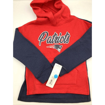 NFL Apparel NEW England Patriots Hoodie Hooded Sweatshirt Youth Girls XS 4/5 NEW - Long Island Liquidation