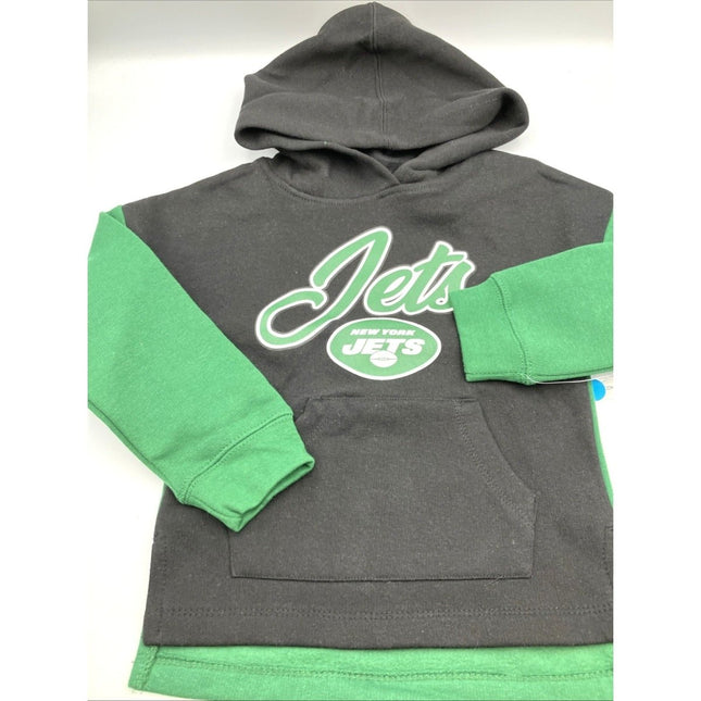 NFL Apparel New York Jets Hoodie Hooded Sweatshirt - Youth Girls XS 4/5 NEW - Long Island Liquidation