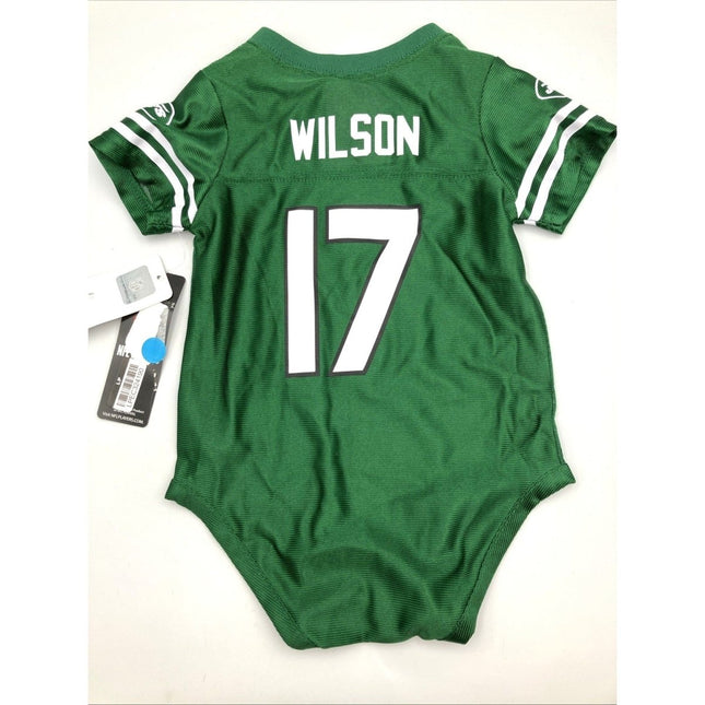 NFL Infant Apparel NY Jets 17 WILSON One - piece Snap Jersey Size 18M New W Tags - Long Island Liquidation