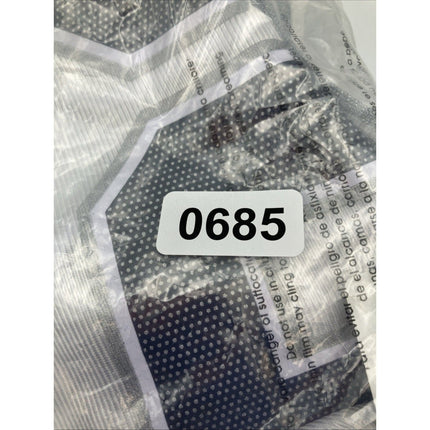 NFL New England Patriots 38 Rhamondre Stevenson Girls L White Glitter Jersey - Long Island Liquidation