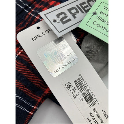 NFL New England Patriots Boys 2 Piece Long Sleeve Shirt Pants Sleep Set, XS 4/5 - Long Island Liquidation