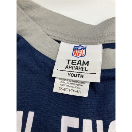 NFL New England Patriots Boys 2 Piece Long Sleeve Shirt Pants Sleep Set, XS 4/5 - Long Island Liquidation