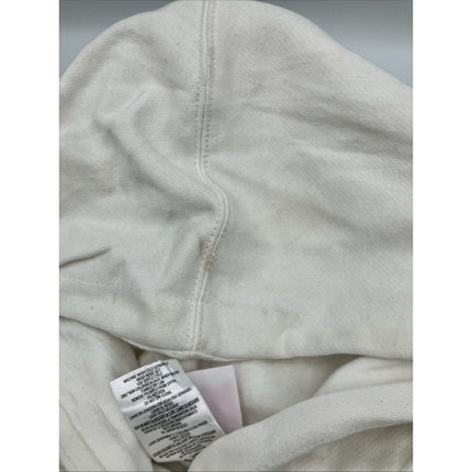 NFL New England Patriots Girls Dip - Dyed Crop Hooded Sweatshirt Blue/White, L - Long Island Liquidation