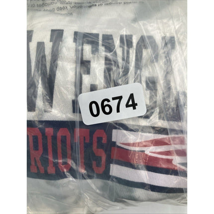 NFL New England Patriots Girls Gray Tie - Dye Crop Hooded Sweatshirt, Medium (7/8) - Long Island Liquidation