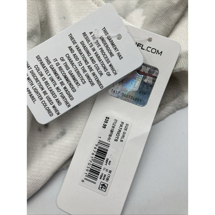 NFL New England Patriots Girls Gray Tie - Dye Crop Hooded Sweatshirt, Medium (7/8) - Long Island Liquidation