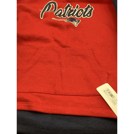 NFL New England Patriots Girls Long Sleeve Hooded Sweatshirt, Large (10/12) - Long Island Liquidation