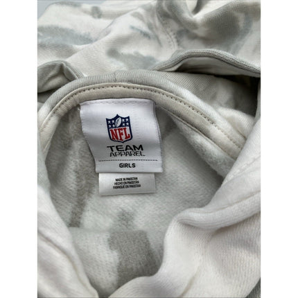 NFL New England Patriots Girls Tie - Dye Crop Hooded Sweatshirt Hoodie L 10/12 NEW - Long Island Liquidation
