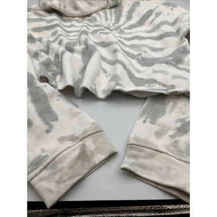 NFL New England Patriots Girls Tie - Dye Crop Hooded Sweatshirt Hoodie L 10/12 NEW - Long Island Liquidation