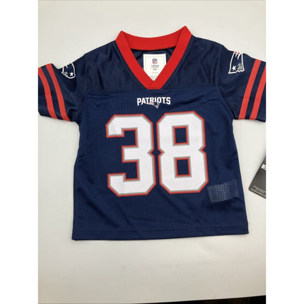 NFL NEW England Patriots Jersey Shirt 38 Stevenson Youth Toddler 2T - NEW - Long Island Liquidation