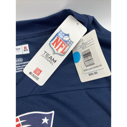 NFL New England Patriots Men's 10 Mac Jones V - Neck Jersey Team Licensed, XL - Long Island Liquidation
