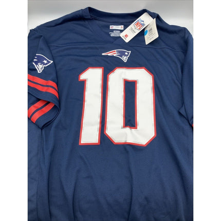 NFL New England Patriots Men's 10 Mac Jones V - Neck Jersey Team Licensed, XL - Long Island Liquidation