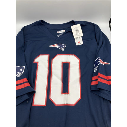 NFL New England Patriots Men's 10 Mac Jones V - Neck Jersey Team Licensed, XL - Long Island Liquidation