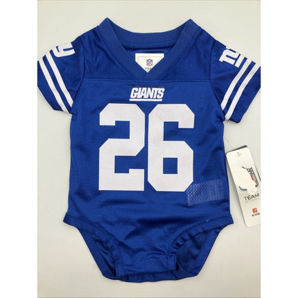 NFL New York Giants Infant Baby One Piece Jersey 3/6 Months 26 Barkley - NEW - Long Island Liquidation