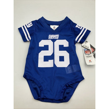 NFL New York Giants Infant Baby One Piece Jersey 3/6 Months 26 Barkley - NEW - Long Island Liquidation