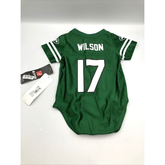 NFL New York Jets Infant Baby One Piece Jersey 3/6 Months 17 Wilson - NEW - Long Island Liquidation
