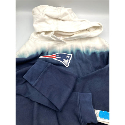 NFL TEENS New England Patriots Crop Hoodie Hooded Sweatshirt Junior XL 14/16 NEW - Long Island Liquidation