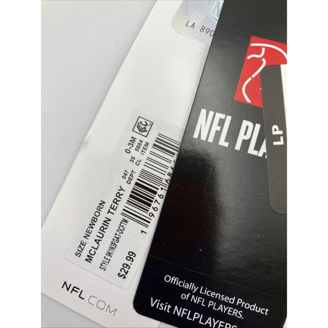 NFL Washington Commanders Baby One Piece Jersey 0/3 Months 17 McLaurin - NEW - Long Island Liquidation