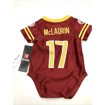 NFL Washington Commanders Baby One Piece Jersey 0/3 Months 17 McLaurin - NEW - Long Island Liquidation