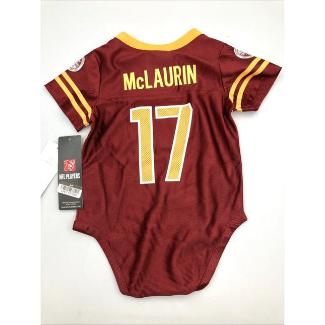 NFL Washington Commanders Baby One Piece Jersey 12 Months 17 McLaurin - NEW - Long Island Liquidation
