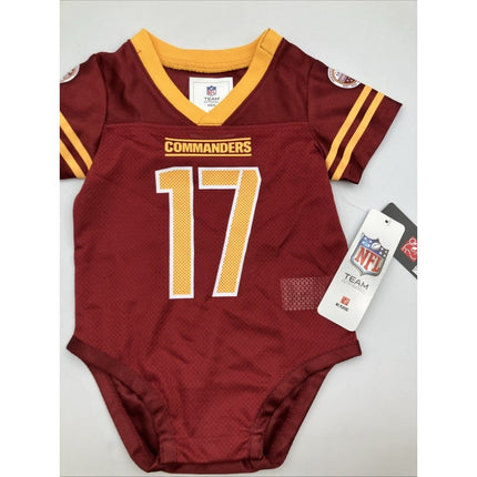 NFL Washington Commanders Baby One Piece Jersey 12 Months 17 McLaurin - NEW - Long Island Liquidation