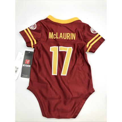 NFL Washington Commanders Baby One Piece Jersey 12 Months 17 McLaurin - NEW - Long Island Liquidation