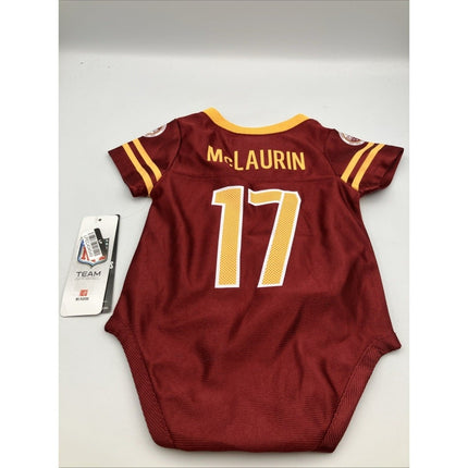 NFL Washington Commanders Baby One Piece Jersey 12 Months 17 McLaurin - NEW - Long Island Liquidation