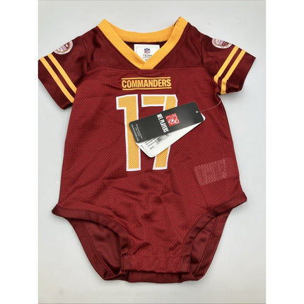 NFL Washington Commanders Baby One Piece Jersey 12 Months 17 McLaurin - NEW - Long Island Liquidation